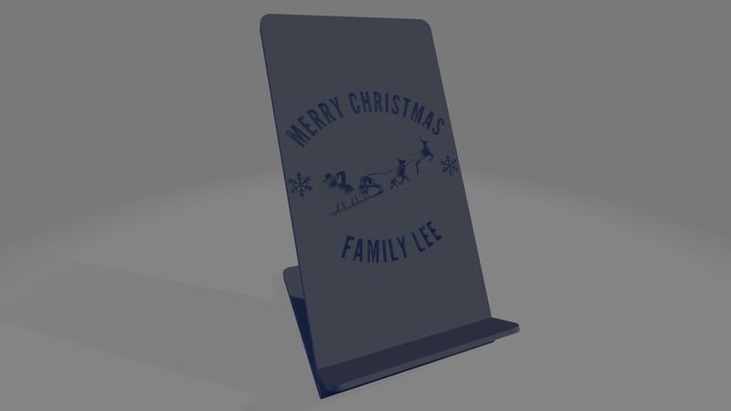 Lee Family Christmas Phone Stand – The Perfect Holiday Gift!