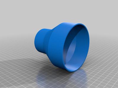4 Inch Dust collector to 2.5 inch shop vac hose adapter