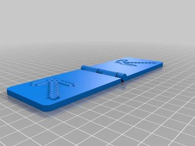 Minecraft Axe Embossing Stamp