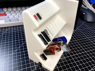 Phone Stand & Memory Chip Holder
