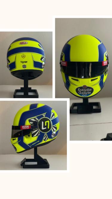 F1 1:2 Scale Helmet Display Stand - Long/Short Base