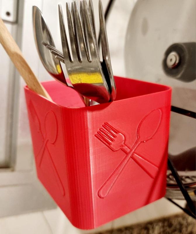 Spoon and Fork Holder (Print and use )