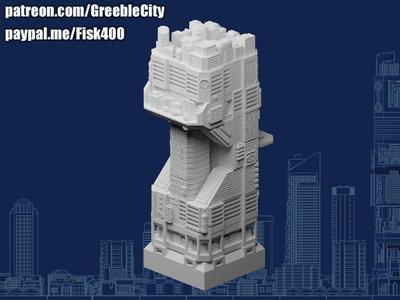 GreebleCity Cyberpunk: MegaTower 16 Module