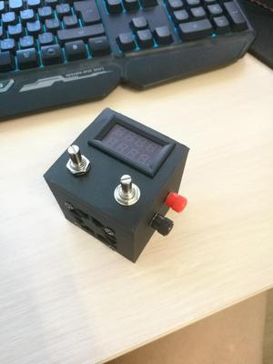 case for power supply unit based on XL4015 board