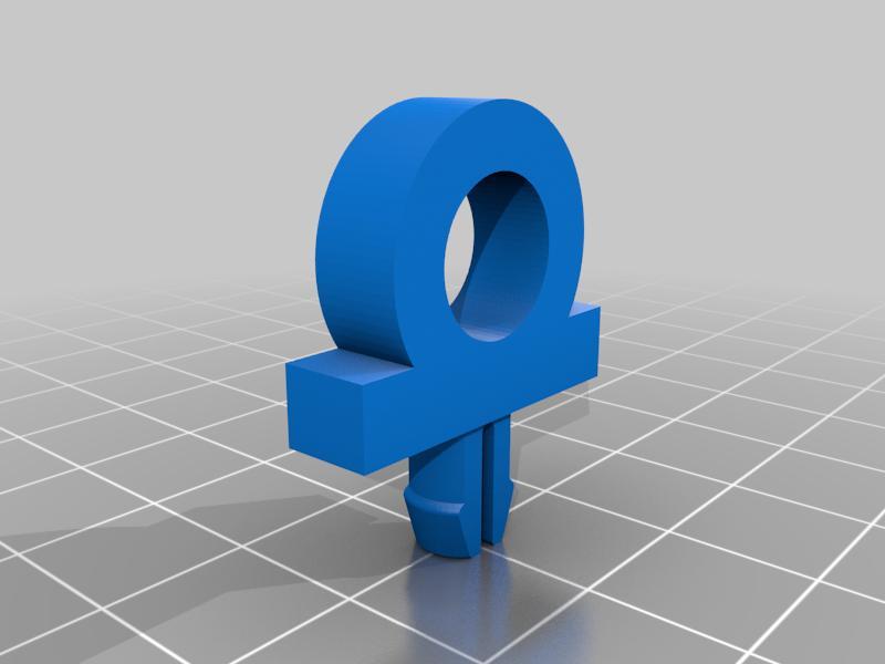 Pegboard ⌀1mm Single Screwdriver Holder