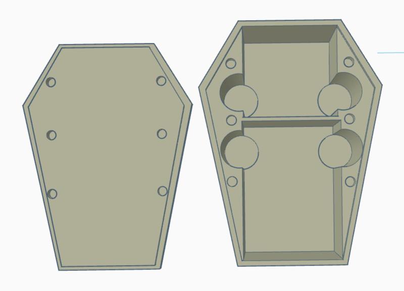Magic the Gathering Deck Box - Coffin Design.
