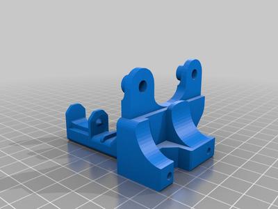 Solid Ender 3 Cable Chains X/Z Axis with Direct Drive Extruder