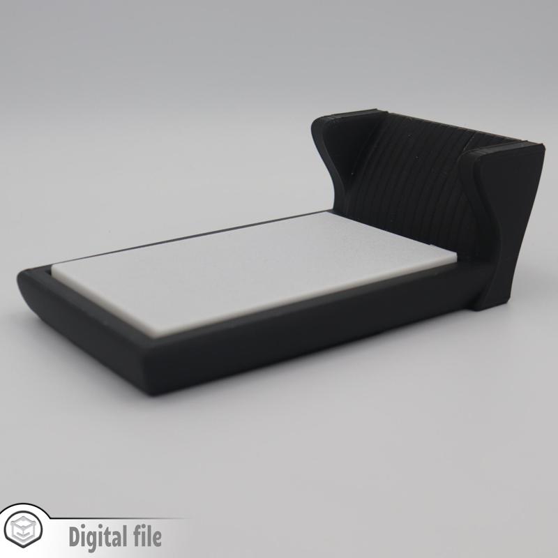 1:12 miniature Modern bed design 2