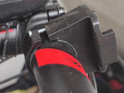 GoPro handlebar / tube / scooter mount - cutted bottom part