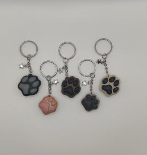 Dog Paw Key Ring