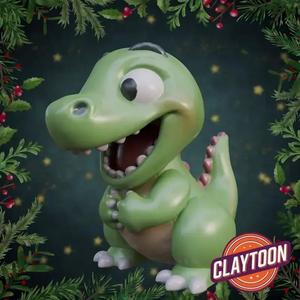 Cute Baby Dino - Sparkle