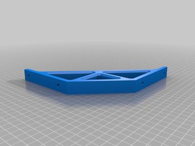90 Degree Bracket for 2020 Extrusion with Access Holes and plexiglass mounting holes