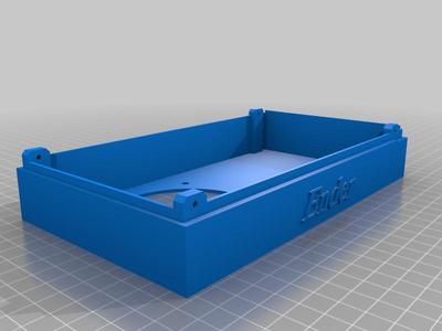 Ender 3 v2 PSU cover 80x25 fan with Ender text