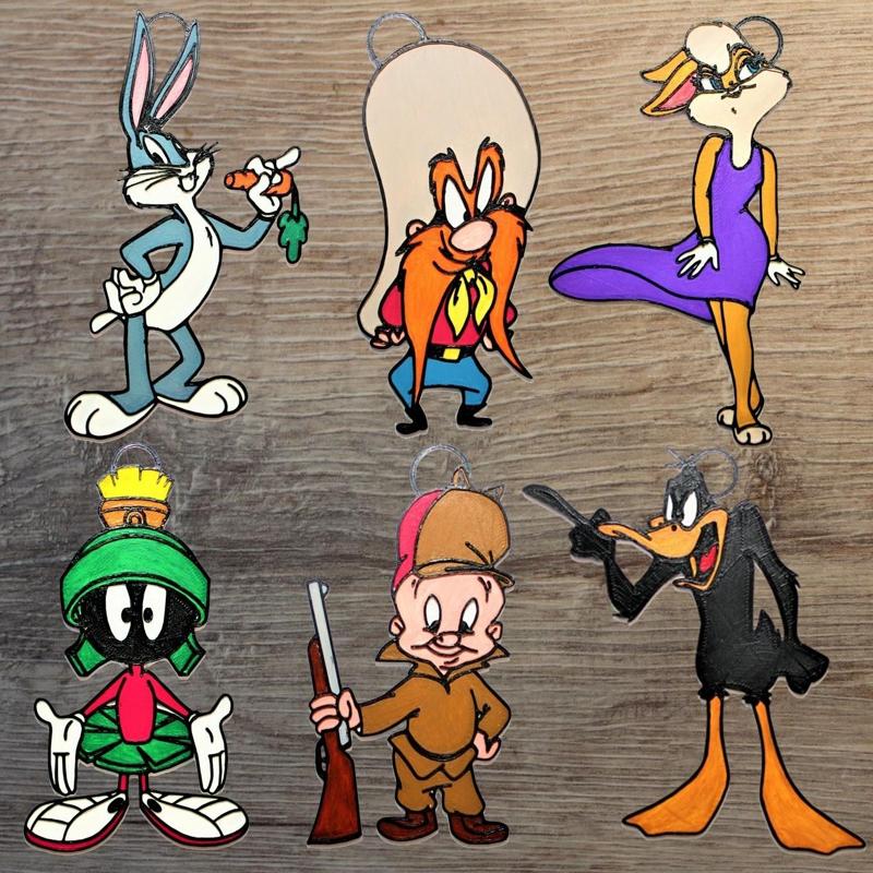 Lot 6 Looney Tunes ornaments part 2