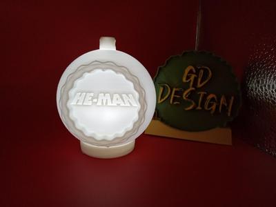 He-Man Retro Cartoon CHRISTMAS ORNAMENT TEALIGHT
