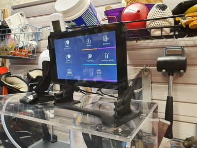 Raspberry Pi tiltable 7" Display base