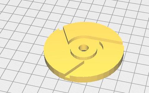 Chrome Logo Coin