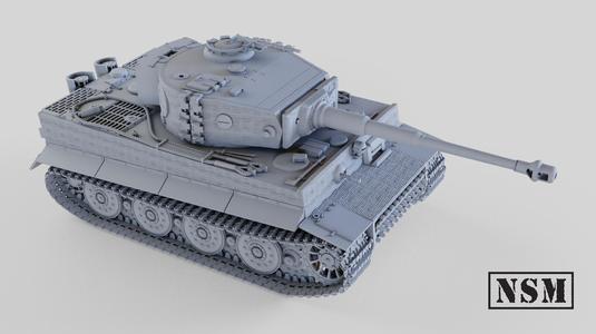 Tiger 1 Late Production - with Zimmerit