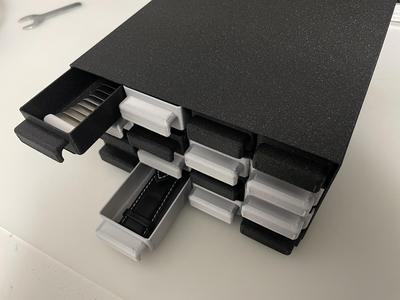 Watch Bands Box with drawers