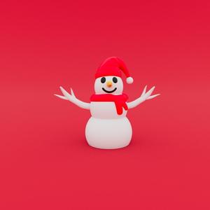 snow santa