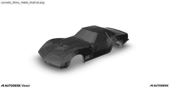 Corvette 70 - Turbo Racing Body Shell 1:76 C71 (RX7)