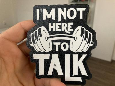 No Tolk sign 