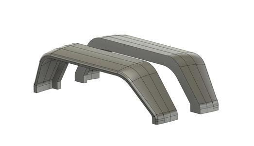 RC crawler fenders