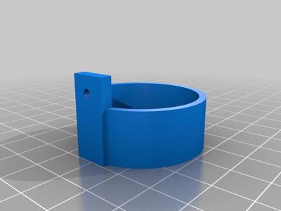 Minimal vertical fishing rod holder 