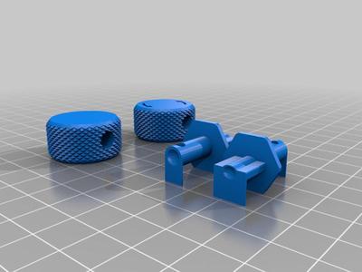 Knurl Knobs and high strength pins (23mm and 25mm)