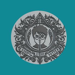 Harry Potter Print Model Harry Potter Medallion Harry Potter Wall Decor