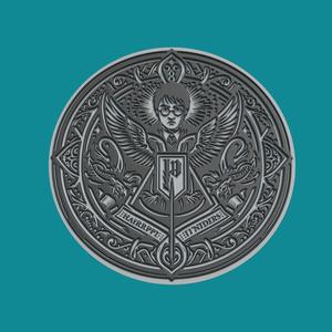 Harry Potter Print Model Harry Potter Medallion Harry Potter Wall Decor