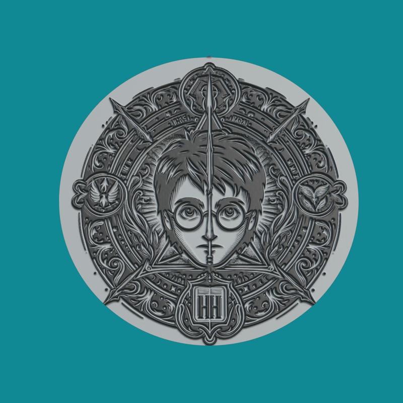 Harry Potter Print Model Harry Potter Medallion Harry Potter Wall Decor