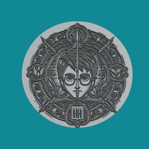 Harry Potter Print Model Harry Potter Medallion Harry Potter Wall Decor