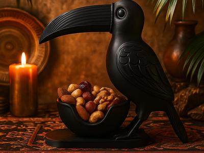 Toucan Bowl — Exotic Decorative Accent