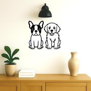 Baby dog wall decoration