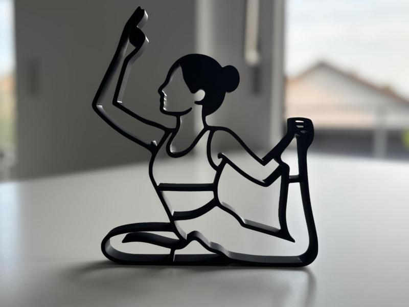 Yoga Pilates Sports Meditation Decor