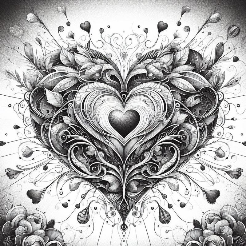 Valentines Heart Hueforge Art NO AMS Needed
