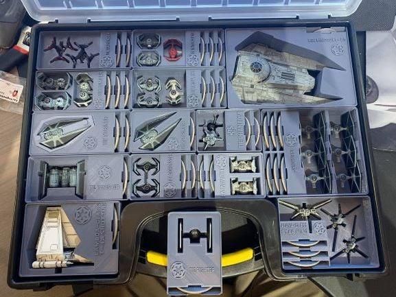 Stanley/Harbor Freight Storage Containers for X-Wing 2.0 (Empire)