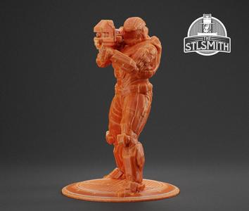 Spartan Noble Six Halo Reach Miniature STL