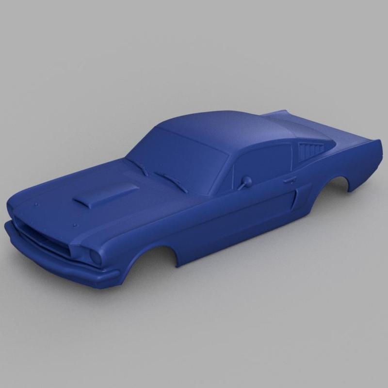 STL FORD  MUSTANG  MK1 FASTBACK  1965  ( FOR RESIN PRINTER )