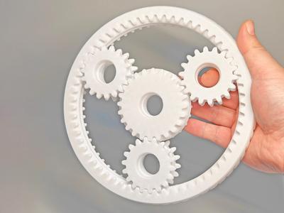 Supersized Planetary Gear Fidget Spinner for Classroom Use