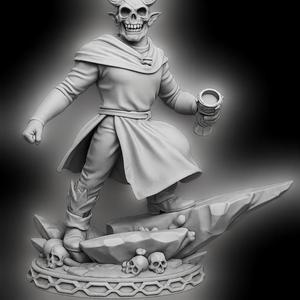 Dark Sorcerer Statue