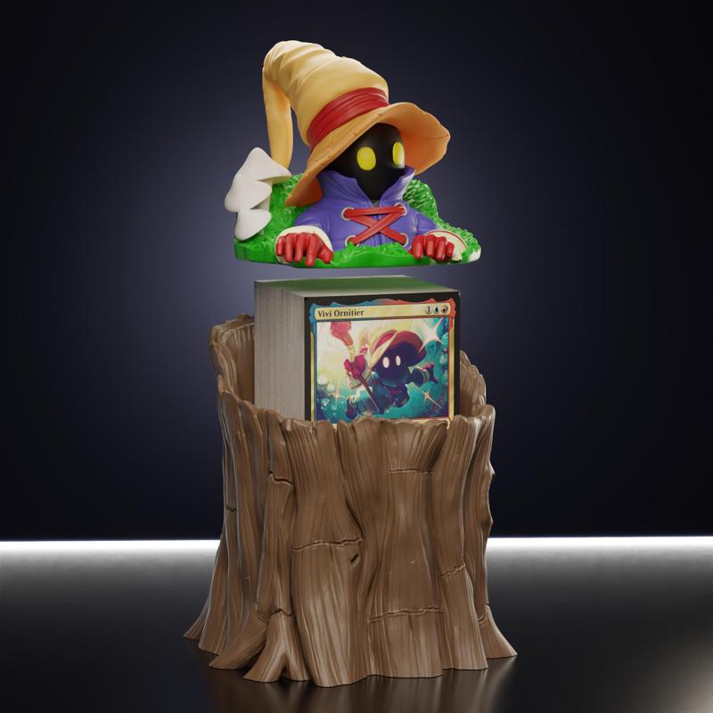 MTG FF DECK BOX COMPATIBLE WITH COMMANDER DECKS: Vivi Ornitier #82