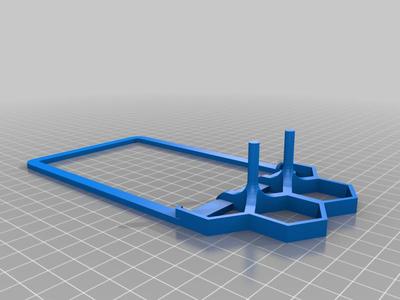 Australian Light switch Key Holder - no supports needed - Easy print