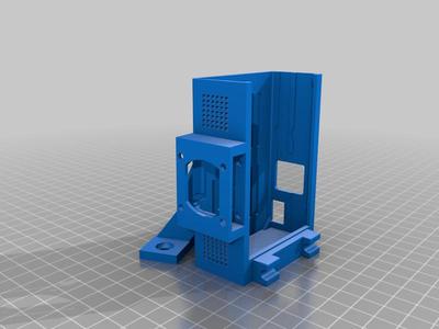 Case Mount for Raspberry Pi 3.5" HDMI Touchscreen Octoprint 