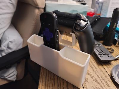 Desktop Controller & Remote Holder -- REMIX