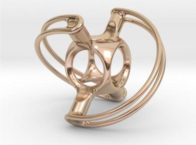 Sphericon - mathart sculpture or jewellery (pendant, bracelet)