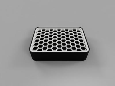 Somewhat parametric soap dish