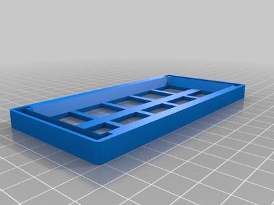 Simple rack for 10 tubes of 5-10 ml.