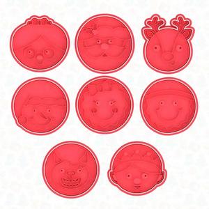Christmas cookie cutter set of 8